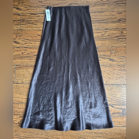 Babaton Dresses & Skirts - Aritzia Satin Maxi Skirt 0 / XS Brown (Babaton)